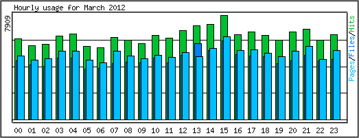 Hourly usage