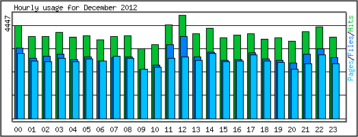 Hourly usage