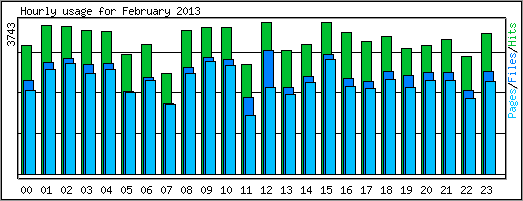 Hourly usage