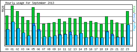 Hourly usage