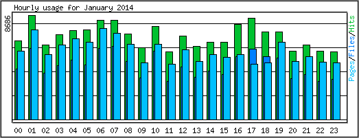 Hourly usage