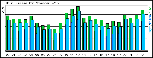 Hourly usage