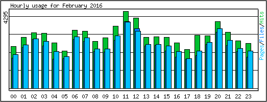 Hourly usage